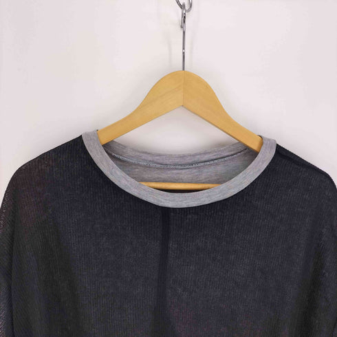 レイヤードカットソー前後2way レディース FREE