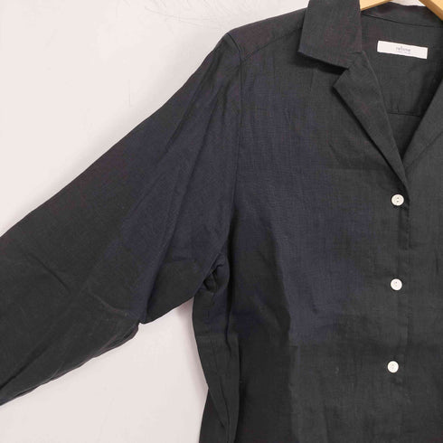 ジャーナルスタンダードレリューム JOURNAL STANDARD relume 50リネン開襟シャツ レディース FREE