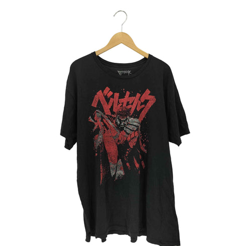 アニメプリント クルーネックTシャツ メンズ 2XL
