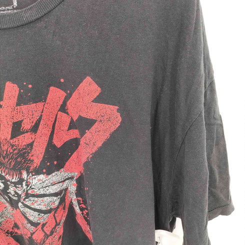 アニメプリント クルーネックTシャツ メンズ 2XL