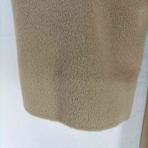 アンゴラ100 フォックスファー比翼ステンカラーコート レディース 9AR