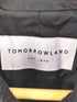 トゥモローランド TOMORROWLAND ウールツイード ニットコンビスタンドカラーコート メンズ import:M