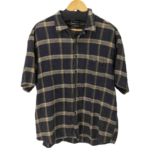 ジョージ GEORGE リネンレーヨン オープンカラーシャツ メンズ import:L