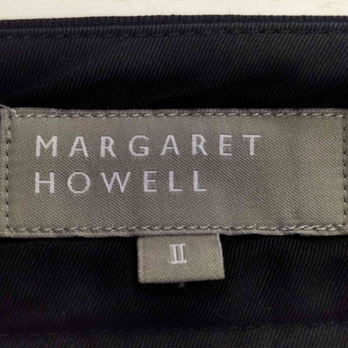 マーガレットハウエル MARGARET HOWELL ウールフランネル タックスラックス レディース JPN:2