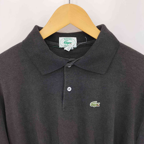 アイゾッドラコステ IZOD LACOSTE 90s USA製 ロゴ刺繍 ショートスリーブ ポロシャツ メンズ import:L