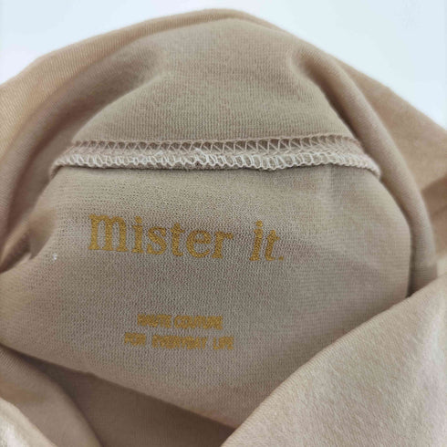 mister it. 22AW シアー カットソー アーム プリント パワーネット レディース