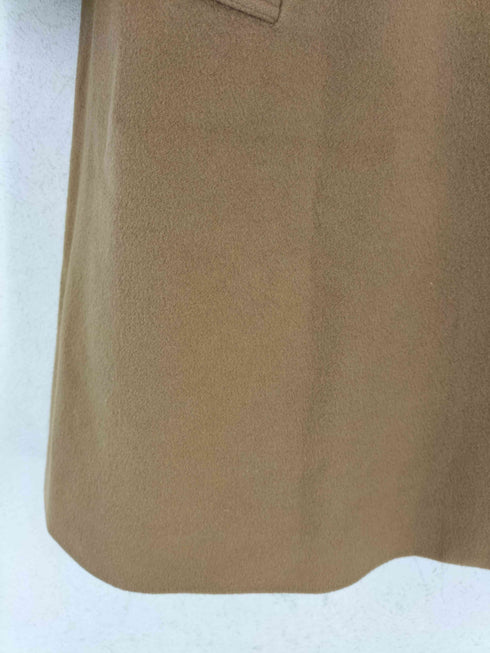 カシミヤ100ノーカラーコート レディース 9AR