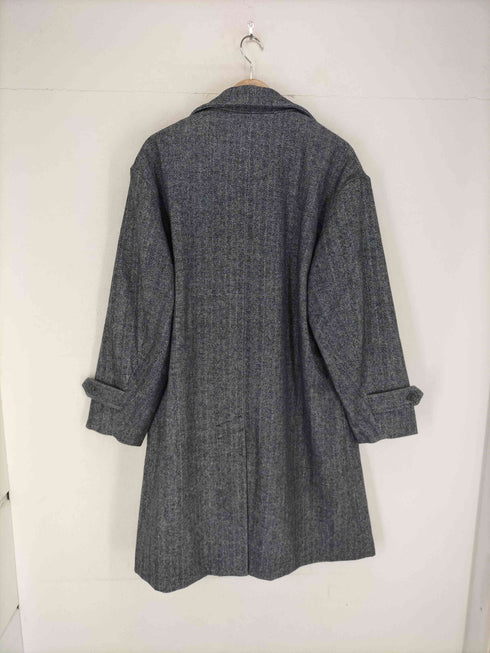 ナイラス NYLAUS ヘリンボーンウール混チェスターコート メンズ import:L