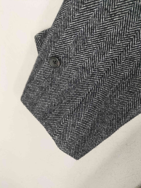 ナイラス NYLAUS ヘリンボーンウール混チェスターコート メンズ import:L