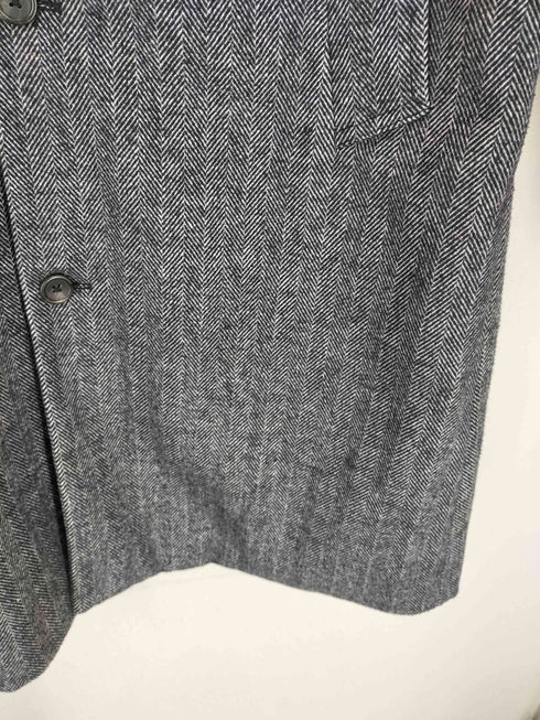 ナイラス NYLAUS ヘリンボーンウール混チェスターコート メンズ import:L