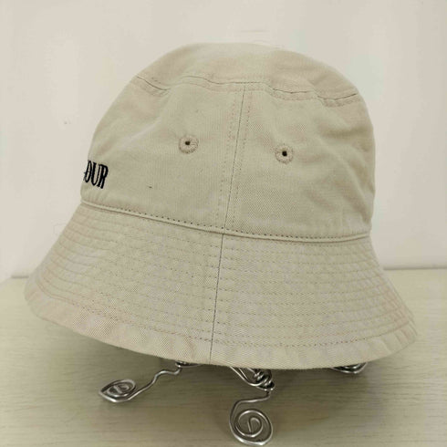 ヒステリックグラマー HYSTERIC GLAMOUR 22ss ロゴ刺繍 チノクロス バケット ハット メンズ M