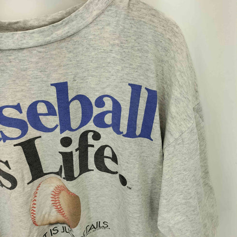 Big Ball Sports 90s USA製 シングルステッチ プリント クルーネック Tシャツ メンズ import:XL