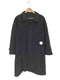 MADE IN ITALY カシミヤ混比翼ステンカラーコート メンズ A6