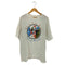 ムリナ murina 90s USA製 袖シングルステッチ プリント クルーネック 半袖Tシャツ メンズ import:XL