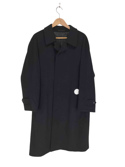 カシミヤ混比翼ステンカラーコート メンズ 94A6