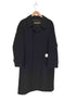 カシミヤ混比翼ステンカラーコート メンズ 94A6