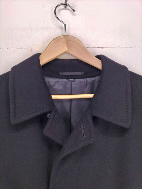 カシミヤ混比翼ステンカラーコート メンズ 94A6