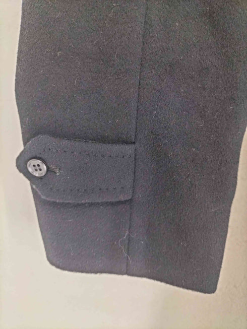 カシミヤ混比翼ステンカラーコート メンズ 94A6