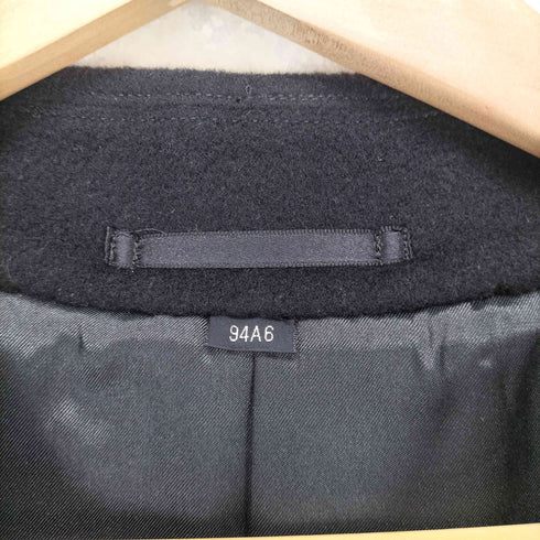 カシミヤ混比翼ステンカラーコート メンズ 94A6