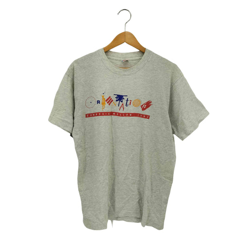 フルーツオブザルーム FRUIT OF THE LOOM 90s USA製 シングルステッチ プリント クルーネック Tシャツ メンズ import:L