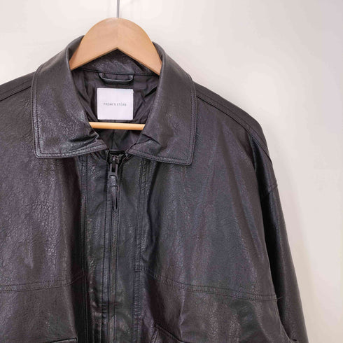 フリークスストア FREAKS STORE フェイクレザージャケット メンズ JPN:L