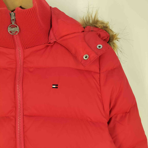 tommy girl ファー付きダウンジャケット レディース import:M