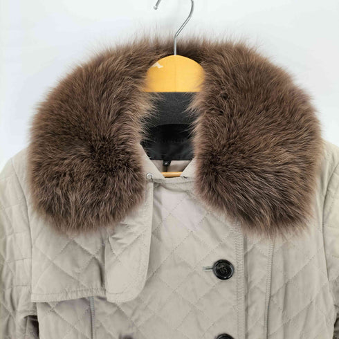 アンタイトル UNTITLED キルティングファーコート レディース 2