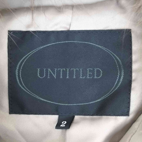 アンタイトル UNTITLED キルティングファーコート レディース 2