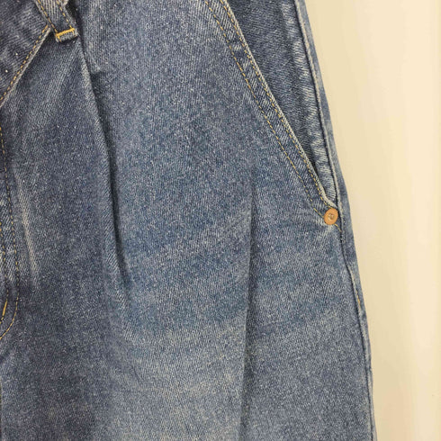 ダブレット doublet SILK DENIM WIDE TROUSER シルク デニム ワイド デニム パンツ メンズ JPN:S