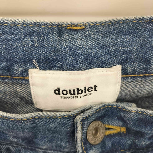 ダブレット doublet SILK DENIM WIDE TROUSER シルク デニム ワイド デニム パンツ メンズ JPN:S