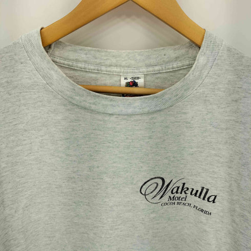 フルーツオブザルーム FRUIT OF THE LOOM 90s USA製 シングルステッチ 両面プリント クルーネック Tシャツ メンズ import:XL