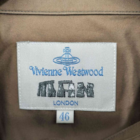 ヴィヴィアンウエストウッドマン Vivienne Westwood MAN ライカ期 ドレープ L/S 変形シャツ ドレスシャツ メンズ JPN:46