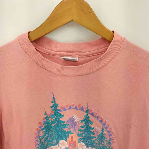 アンビル Anvil 90s USA製 シングルステッチ プリント クルーネック Tシャツ メンズ import:L