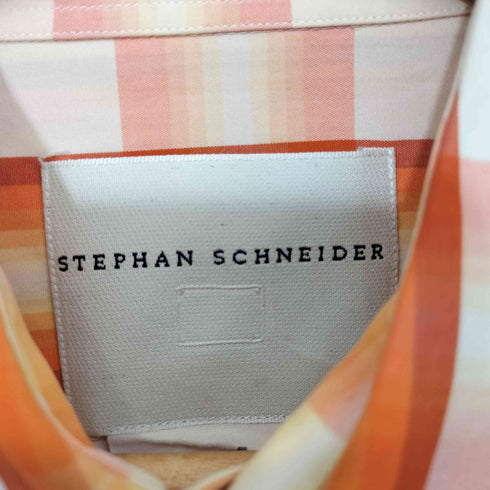 ステファンシュナイダー STEPHAN SCHNEIDER レギュラーカラー チェック ドレスシャツ メンズ JPN:S