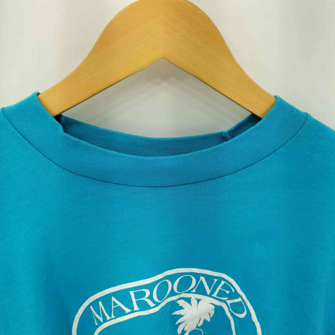 スクリーンスターズ SCREEN STARS 90s USA製 シングルステッチ プリント クルーネック クロップド Tシャツ レディース import:L