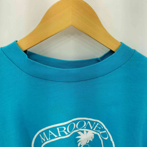 スクリーンスターズ SCREEN STARS 90s USA製 シングルステッチ プリント クルーネック クロップド Tシャツ レディース import:L