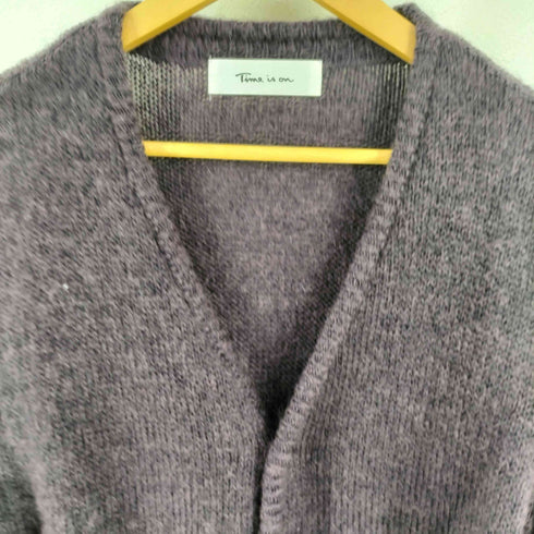 タイムイズオン Time is on KID MOHAIR CLASSIC 6B ニット ガーディガン メンズ FREE