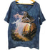 レイチェルコーミー RACHEL COMEY Y2K USA製 タイダイ キリスト・ジーザスプリント Uネック Tシャツ メンズ import:L