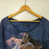レイチェルコーミー RACHEL COMEY Y2K USA製 タイダイ キリスト・ジーザスプリント Uネック Tシャツ メンズ import:L