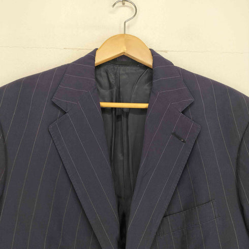 ラルフローレン RALPH LAUREN ストライプシングルテーラードジャケット メンズ