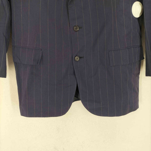 ラルフローレン RALPH LAUREN ストライプシングルテーラードジャケット メンズ