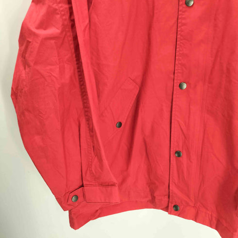 ラルフローレンスポーツ RALPH LAUREN SPORT 90S 裏地キルト ナイロン ステンシル マウンテン ダウン ジャケット 裾ドローコード 比翼 ダブルジップ ビックサイズ メンズ import:S