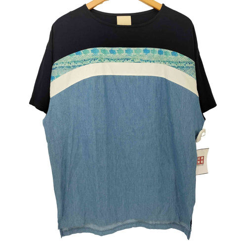 ウーヨンミ WOOYOUNGMI 00s 初期 パイソン柄 切替 クルーネックTシャツ メンズ FR:48