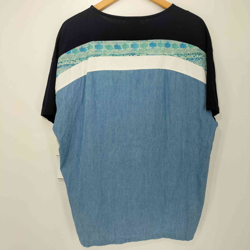 ウーヨンミ WOOYOUNGMI 00s 初期 パイソン柄 切替 クルーネックTシャツ メンズ FR:48