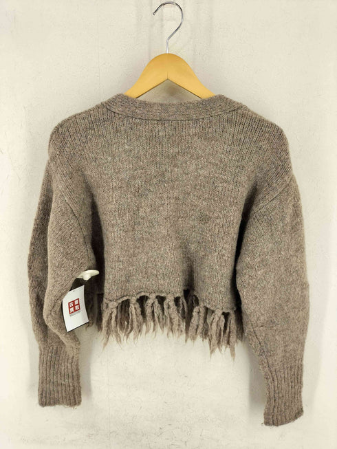 サハラ sahara Fringe Knit Cardigan フリンジニットカーディガン レディース