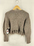 サハラ sahara Fringe Knit Cardigan フリンジニットカーディガン レディース