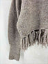 サハラ sahara Fringe Knit Cardigan フリンジニットカーディガン レディース