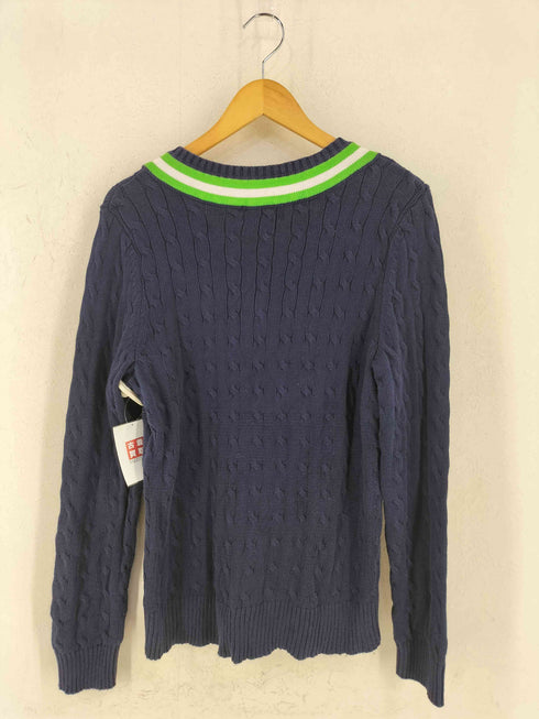 ラルフローレン RALPH LAUREN 90-00S L-RL チルデンニット レディース import:XL