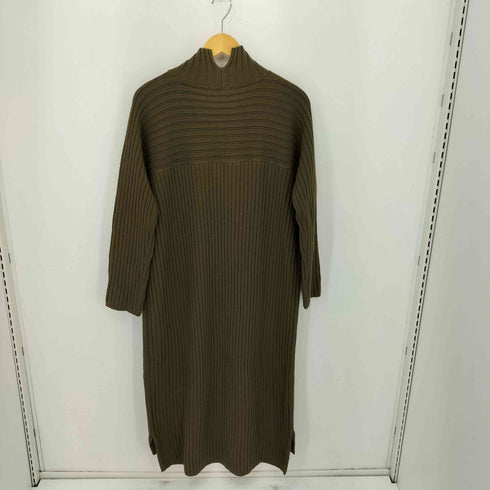 オズモーシス OSMOSIS ハイネック リブ ニットワンピース レディース ONE SIZE