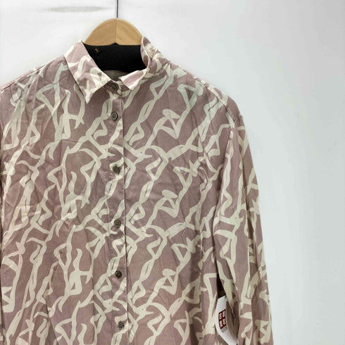 サロンアダムエロペ SALON adam et rope 24SS シーサイドダンサープリントオーバーシャツ レディース FREE